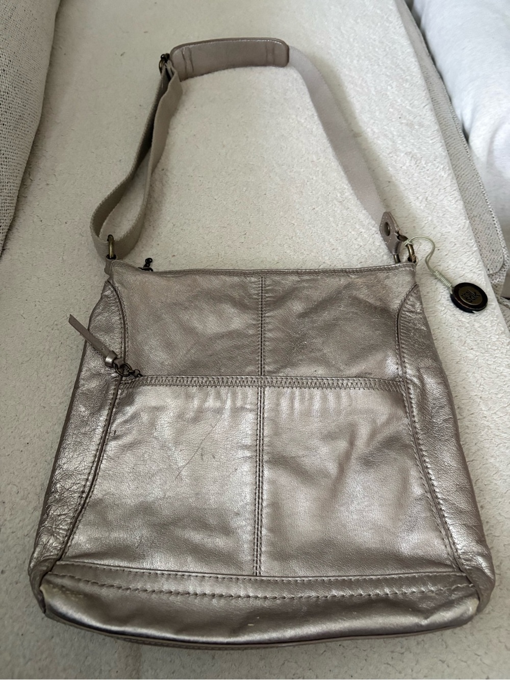 The Sak Vintage Y2K Bronze Metallic Crossbody
